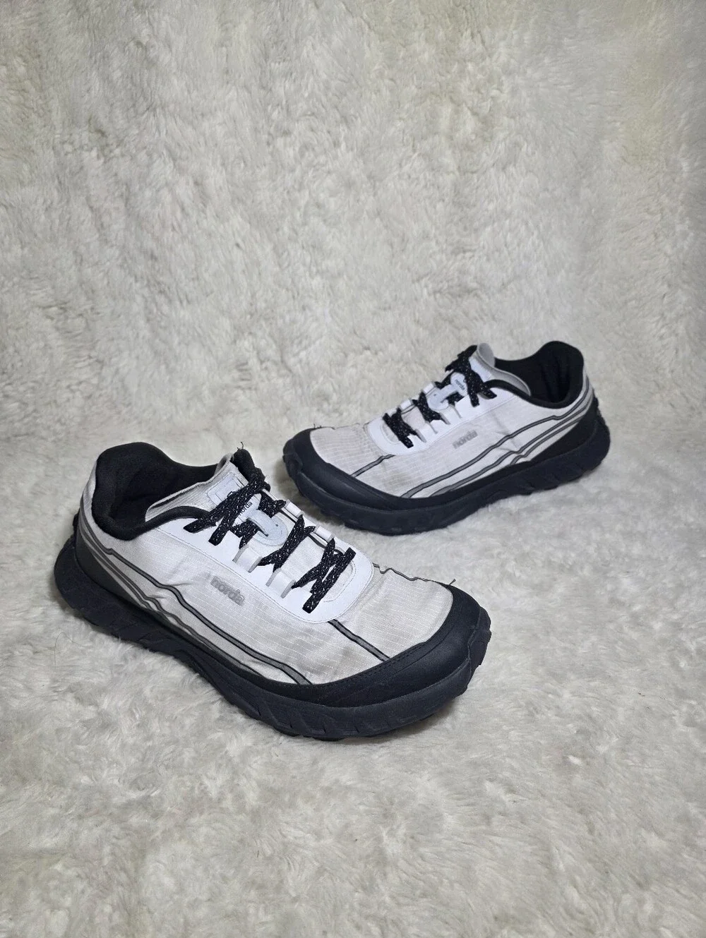 Norda 002 Summit White Black Trail Running Shoes Dyneema Men’s 8.5 / W 10 - Picture 2 of 9